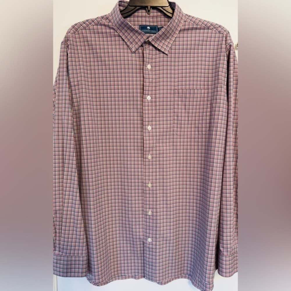 Men’s Southern Shirt Multicolored Long Sleeve Button Down Shirt Size 2X